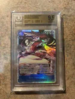 Bandai One Piece CCG Boa Hancock ST17-004 SR Parallel Alt Art Foil BGS 9.5 EN - Image 1