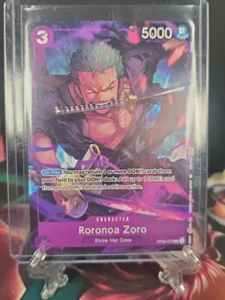 Roronoa Zoro OP09-076 Alt Art Promo - One Piece TCG Welcome Pack Vol. 2 J - Image 1
