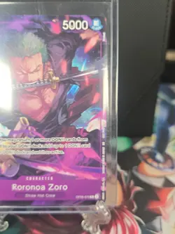 Roronoa Zoro OP09-076 Alt Art Promo - One Piece TCG Welcome Pack Vol. 2 J - Image 2
