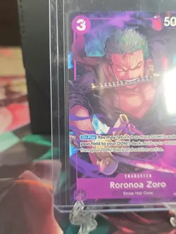Roronoa Zoro OP09-076 Alt Art Promo - One Piece TCG Welcome Pack Vol. 2 J - Image 3