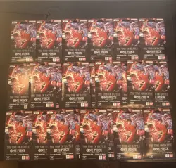 One Piece OP-16 The Time of Battle Sleeved Booster Pack *SHIPS TODAY* Lot of 25 - Image 1