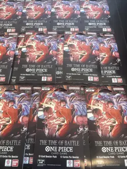 One Piece OP-16 The Time of Battle Sleeved Booster Pack *SHIPS TODAY* Lot of 25 - Image 4