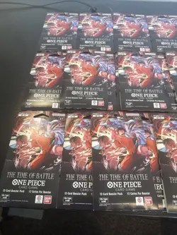 One Piece OP-16 The Time of Battle Sleeved Booster Pack *SHIPS TODAY* Lot of 25 - Image 5