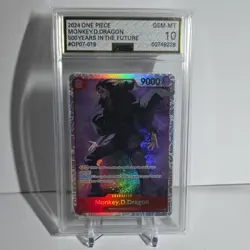 Super Rare One Piece Monkey.D.Dragon OP07-015 500 Years in the Future AGS 10 - Image 1