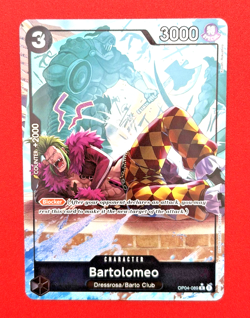 • Bartolomeo • OP04-089 Full Art Holo Premium Booster One Piece TCG NM - Image 1