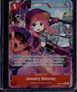One Piece Card Game Jewelry Bonney EB04-002 Alt Art OP15 ENGLISH - Image 1