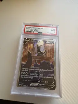 Pokemon Evolving Skies Umbreon V 189/203 Alternative Art Alt Holo Foil PSA 9 - Image 1