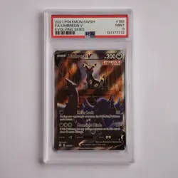 2021 Pokemon Sword & Shield - Evolving Skies FA Umbreon V PSA 9 #189/203 - Image 1