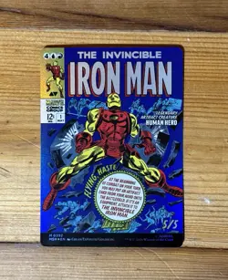 MTG Marvel Super Heroes Tony Stark / The Invincible Iron Man Borderless Foil - Image 1