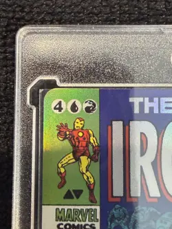 MTG Tony Stark (borderless) 392 Marvel Super Heroes -Foil Near Mint in PVC Cage - Image 4