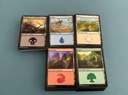 MAGIC THE GATHERING Basic land mtg bulk bundle collection - Image 1