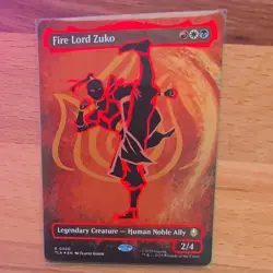 Fire Lord Zuko Borderless Neon Ink Foil (360) - Avatar: The Last Airbender MTG - Image 5