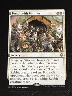 MTG Commander: Bloomburrow Tempt with Bunnies 0013 Rare - Image 1