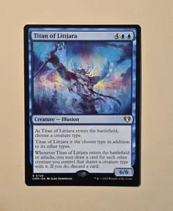 MTG Titan of Littjara NM Commander Masters Fast FREE Shipping! - Image 1