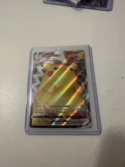 Pikachu VMAX 44/185 Pokemon SWSH Vivid Voltage TCG 2020 Full Art Holo - Image 1