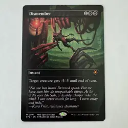 MTG Dismember Borderless #41 Special Guests SPG NM Nonfoil Mythic - Image 1
