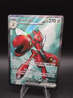 Scizor Ex 195/162, Temporal Forces, Pokemon, NM - Image 1