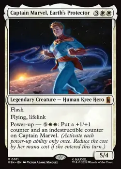 Captain Marvel, Earth's Protector MSH NM MTG - Image 1