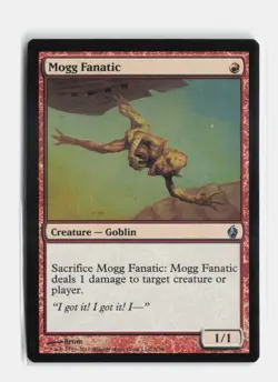 Mogg Fanatic 3 Foil Premium Deck Series: Fire and Lightning MTG NM - Image 1