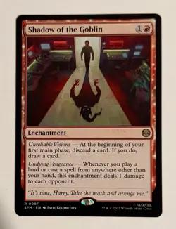 MTG Shadow of the Goblin 0087 Regular Marvel's Spider-Man NM SPM - Image 1