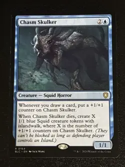 MTG Commander: Bloomburrow Chasm Skulker 0164 NM Rare - Image 1