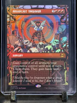 Broadcast Takeover (Showcase) Teenage Mutant Ninja Turtles Foil 0234 - Image 1