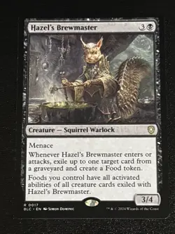 MTG Commander: Bloomburrow Hazel's Brewmaster 0017 NM Rare - Image 1