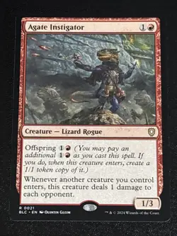 MTG Commander: Bloomburrow Agate Instigator 0021 Rare - Image 1