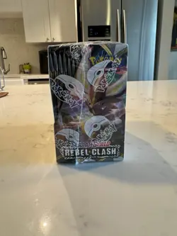 Pokemon Sword & Shield Rebel Clash Booster Box Factory Sealed (36 Packs) - Image 2