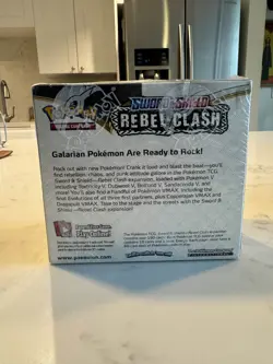 Pokemon Sword & Shield Rebel Clash Booster Box Factory Sealed (36 Packs) - Image 3