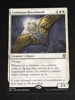 MTG Commander: Bloomburrow Luminous Broodmoth 0144 Mythic - Image 1
