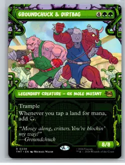 MTG - Teenage Mutant Ninja Turtles #238 Groundchuck & Dirtbag (Showcase) - Image 1