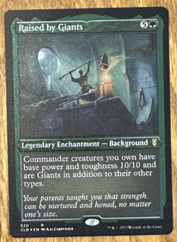 MTG Commander Legends: Battle for Baldur's Gate, Raised by Giants - Foil Etched - Image 1