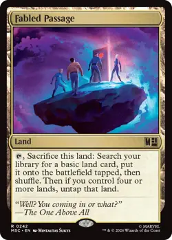 1x Fabled Passage MTG - Commander: Marvel Super Heroes - NM-Mint - Image 1