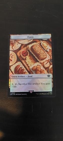 Human Soldier 2 / Food 9 Foil Lord of the Rings Magic the Gathering Card - Image 3