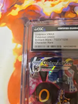 CGC 10 Umbreon VMAX TG23/TG30 Trainer Gallery SWSH Brilliant Stars Pokemon TCG - Image 5