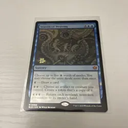 MTG - Season of Weaving PRERELEASE STAMPED FOIL - Bloomburrow - Pack Fresh!! - Image 1