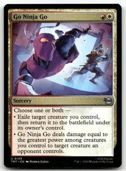 Go Ninja Go #149 (NM) Teenage Mutant Ninja Turtles TMT Magic MTG - Image 1