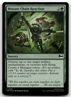 Mutant Chain Reaction #125 (Foil) NM Teenage Mutant Ninja Turtles TMT Magic MTG - Image 1