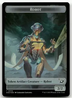 Robot // Munitions Double-Sided Token #10 // 9 (Foil) NM Edge of Eternities - Image 1