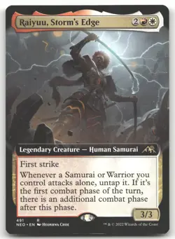 Raiyuu, Storm's Edge (Extended Art) #491 NM Kamigawa Neon Dynasty NEO Magic MTG - Image 1