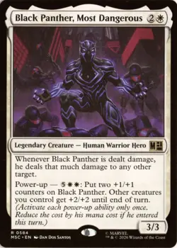 Black Panther, Most Dangerous 584 MSC Commander: Marvel Super Heroes NM - Image 1
