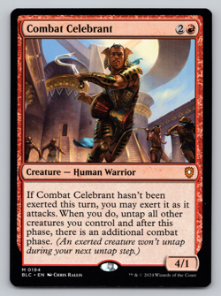 Combat Celebrant - Commander: Bloomburrow MTG - Image 1