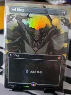 MTG Sol Ring FOIL Borderless - Secrets of Strixhaven Codex - Image 1