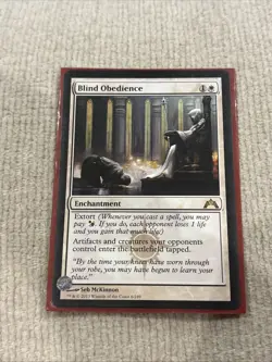Magic the Gathering Blind Obedience Gatecrash #6/249 MTG - Image 1