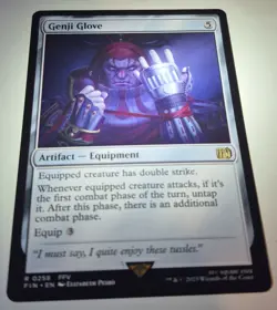 MTG Magic the Gathering Genji Glove (258/781) Final Fantasy NM - Image 1