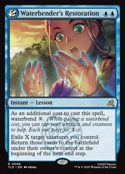 Waterbender's Restoration [TLE] #99 NM MTG - Image 1