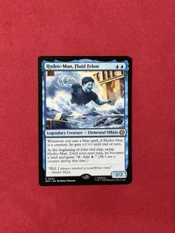 Hydro-Man, Fluid Felon - MTG Magic Gathering Marvel's Spider-Man SPM #33 - Image 1