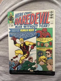 Daredevil, Man Without Fear (Borderless) (0398) 398 Marvel Super Heroes Foil NM - Image 3