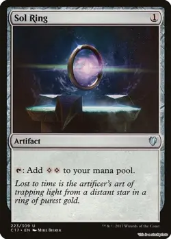 Sol Ring Commander 2017 C17 223 Uncommon NM - Image 1